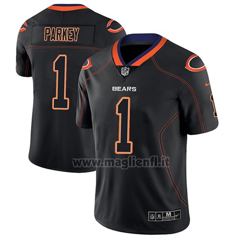 Maglia NFL Limited Chicago Bears Cody Parkey Nero Color Rush 2018 Lights Out